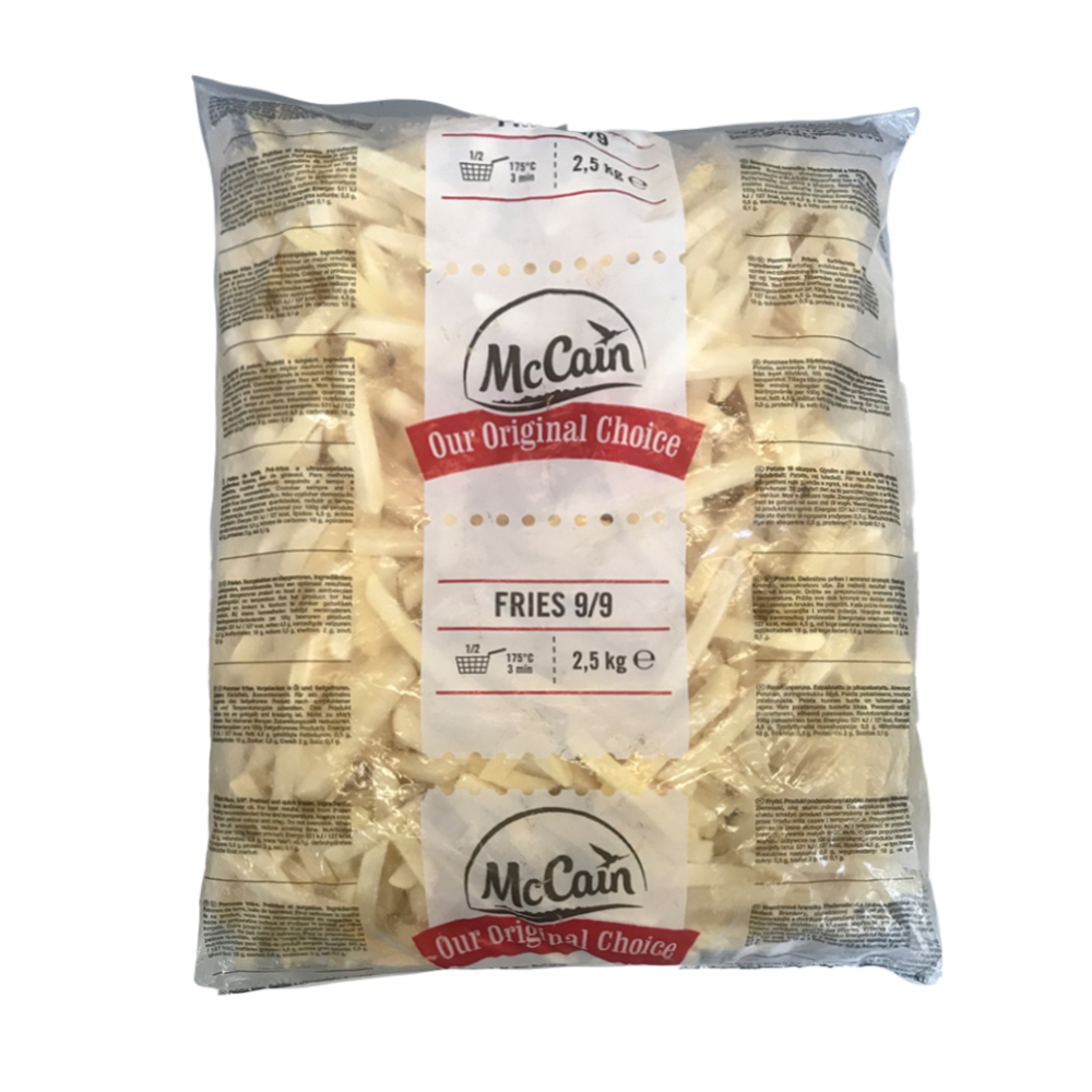 PATATE FRITTE MCCAIN CONG.9X9 X12,5KG土豆条